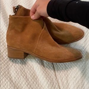 Soludos Camel ankle booties